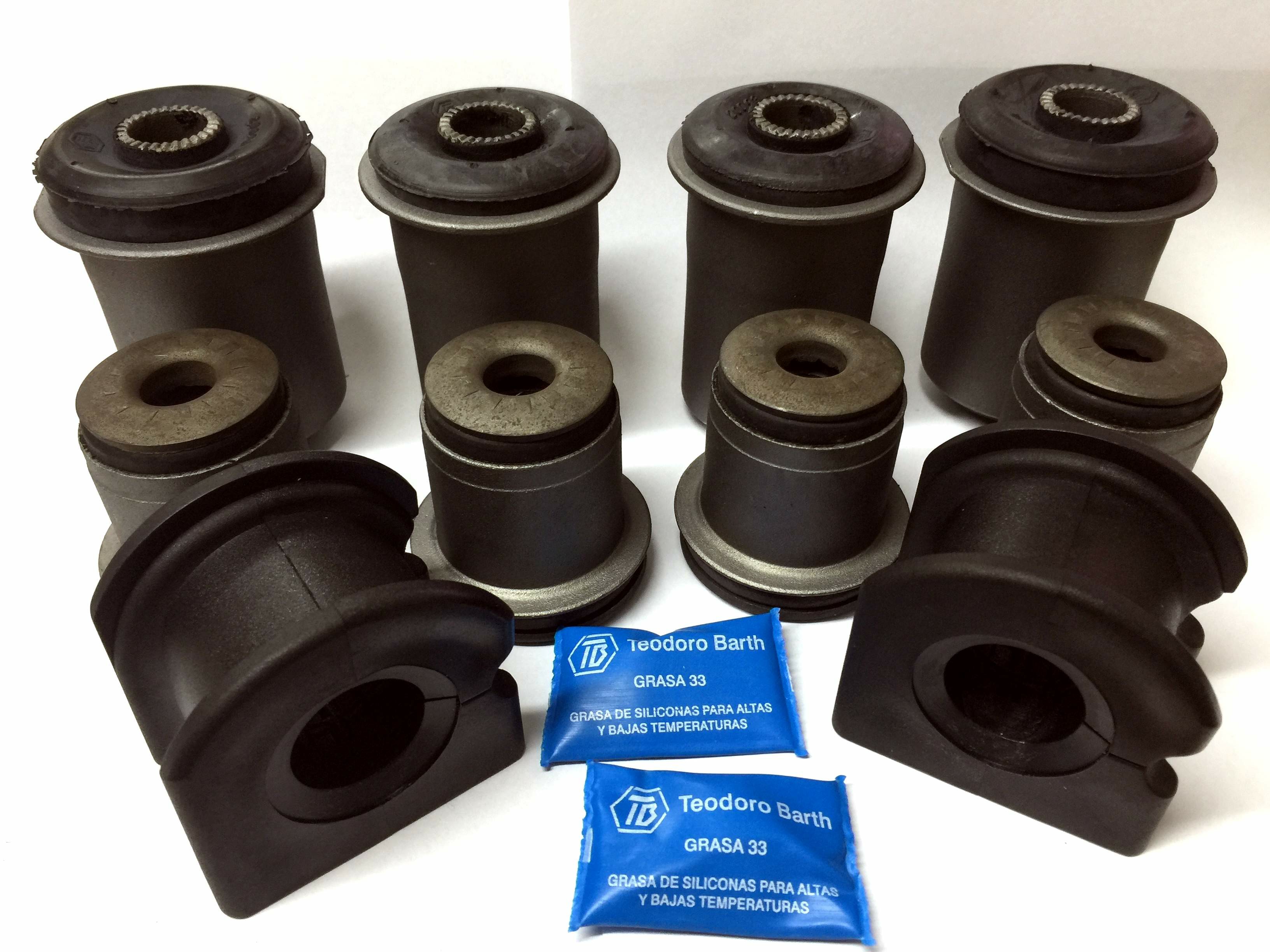 KIT COMPLETO TREN DEL.RANGER Ø25mm C/GRASA (10 PZAS)